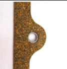 Cork-Rubber Gaskets with Compression Limiters
